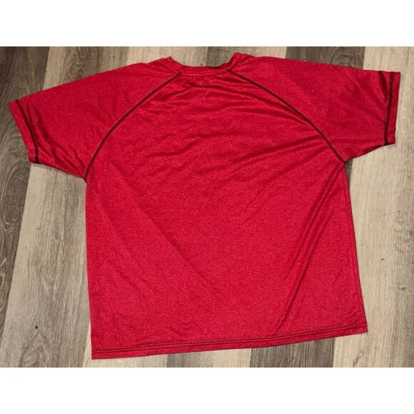 Chicago Bulls Red Basketball T-Shirt Size XL 46/48 NBA Polyester - Picture 4 of 5